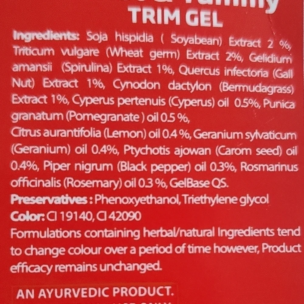 VLCC Shape Up Waist Tummy Trim Gel